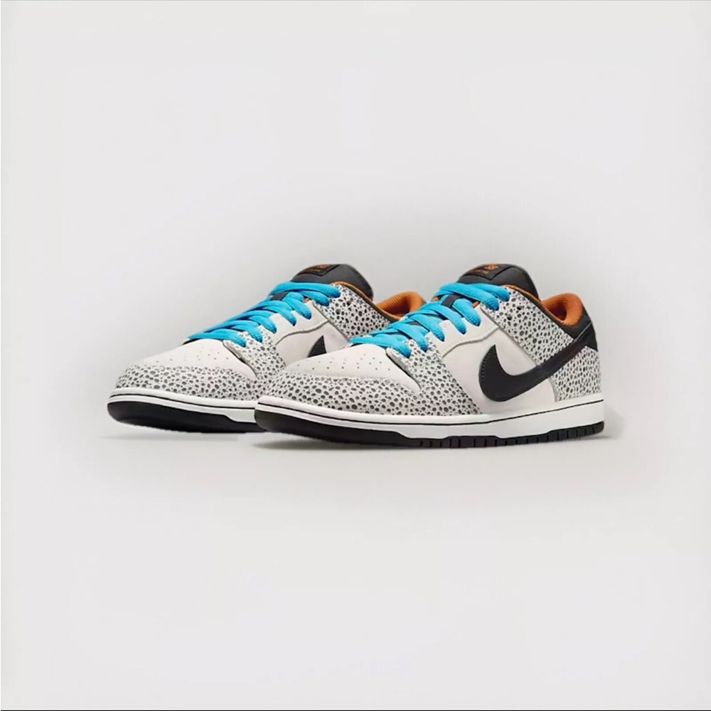 Nike Men's SB Dunk Low Pro "Safari Olympics" Shoes FZ1233-002 Sz 8